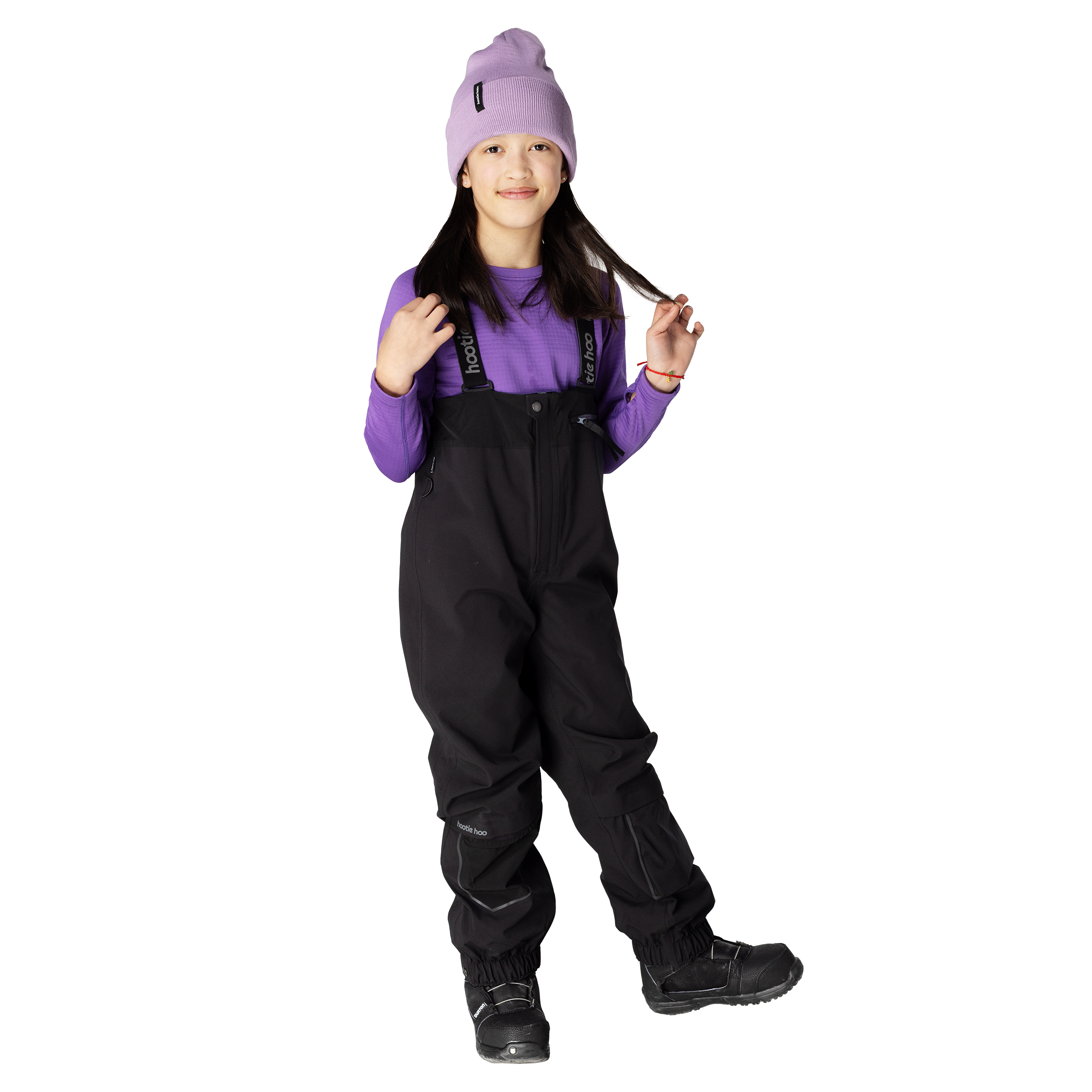 Kids Tiptop 3L Shell Bib Pants - Raven Black