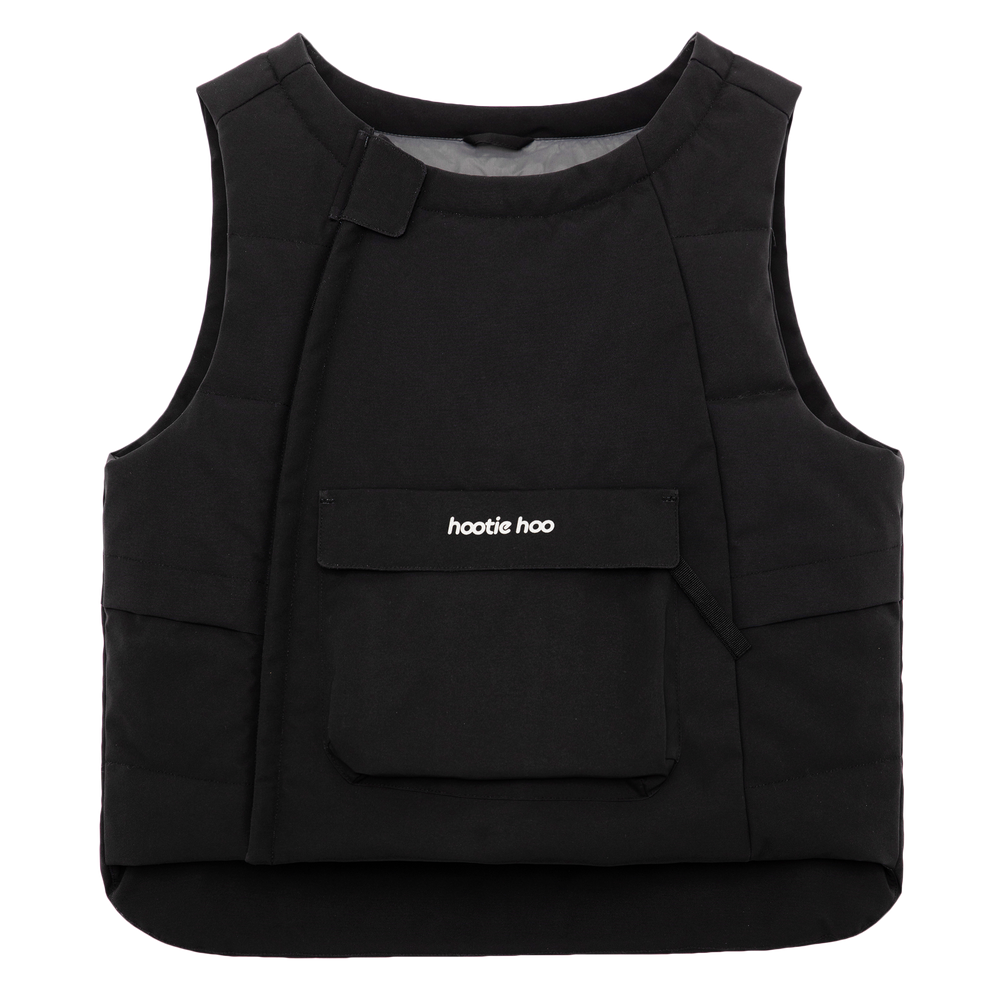 Kids Insulated Jet Vest - Raven Black
