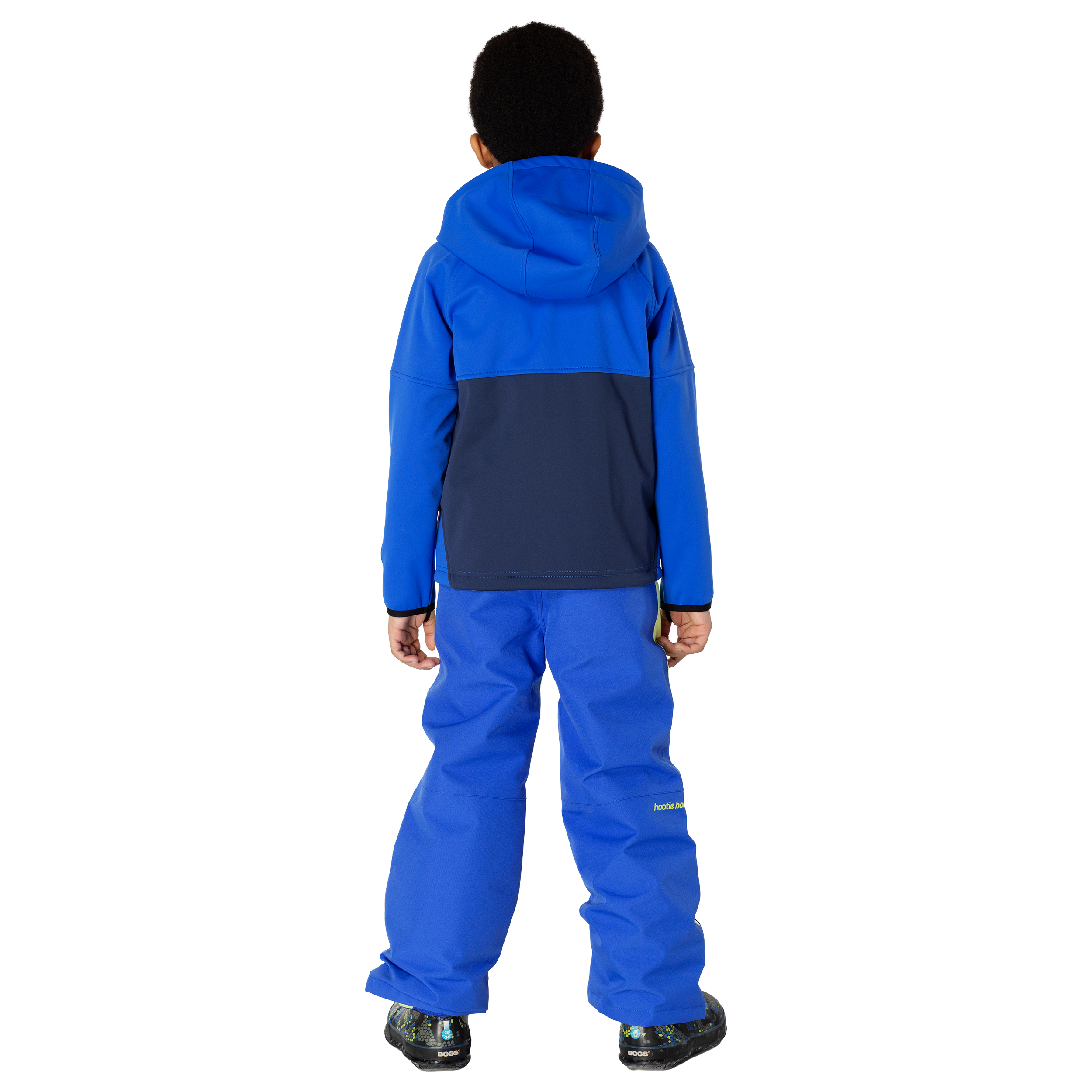 Kids Brighton Bonded Fleece Jacket - Vivid Blue/Sea Blue