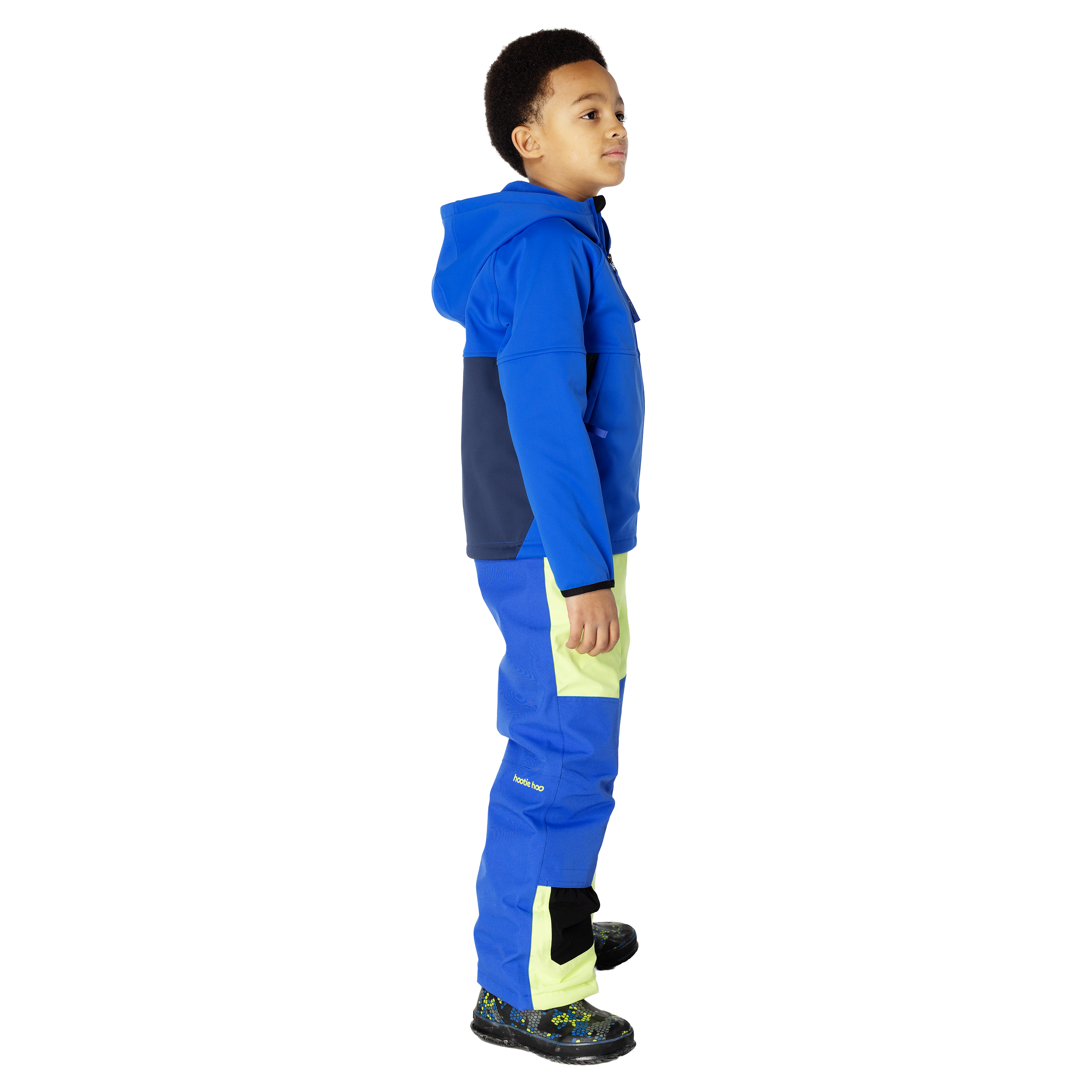 Kids Brighton Bonded Fleece Jacket - Vivid Blue/Sea Blue