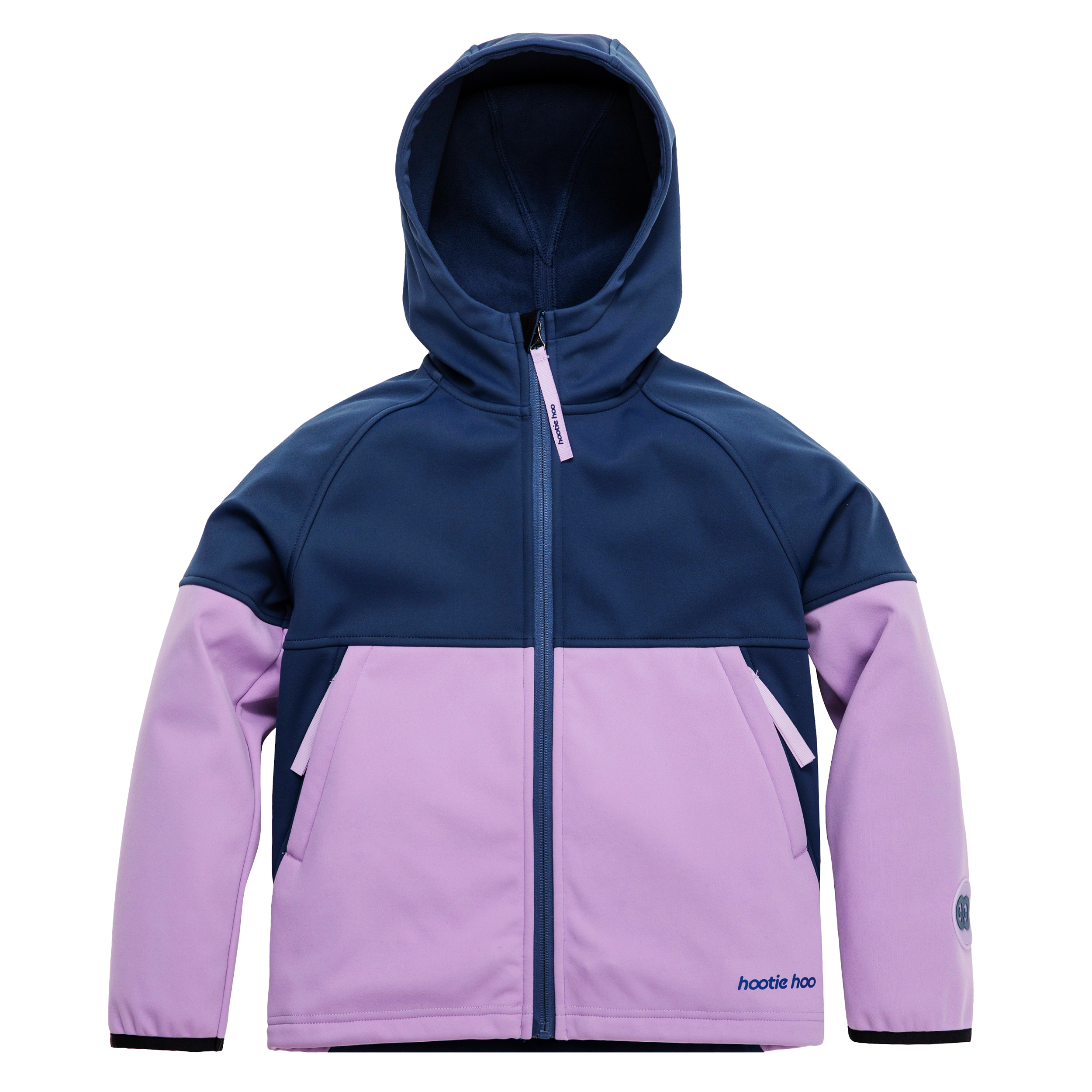 Kids Brighton Bonded Fleece Jacket - Sea Blue/Lavender