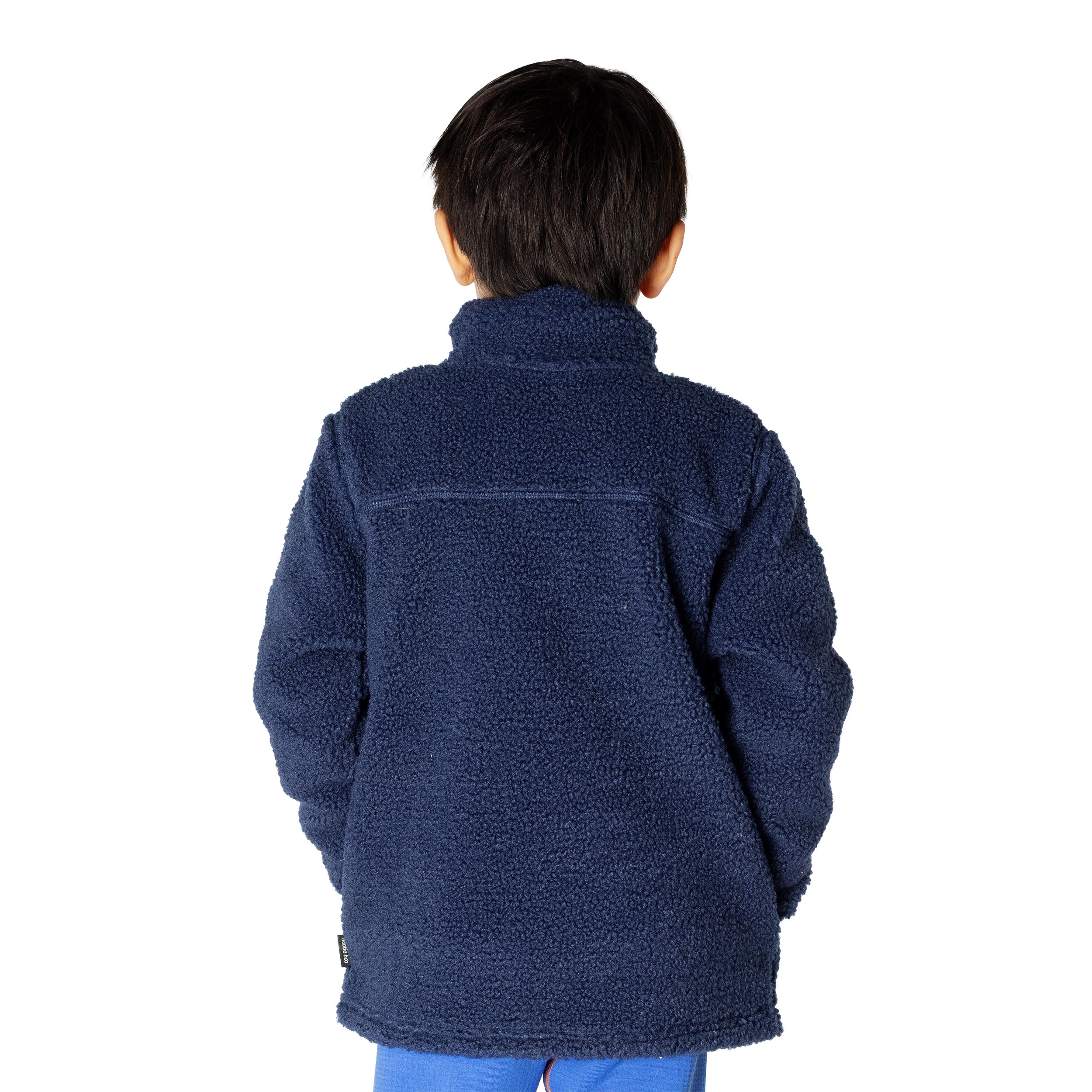 Kids Eyas Popcorn Fleece Jacket - Sea Blue