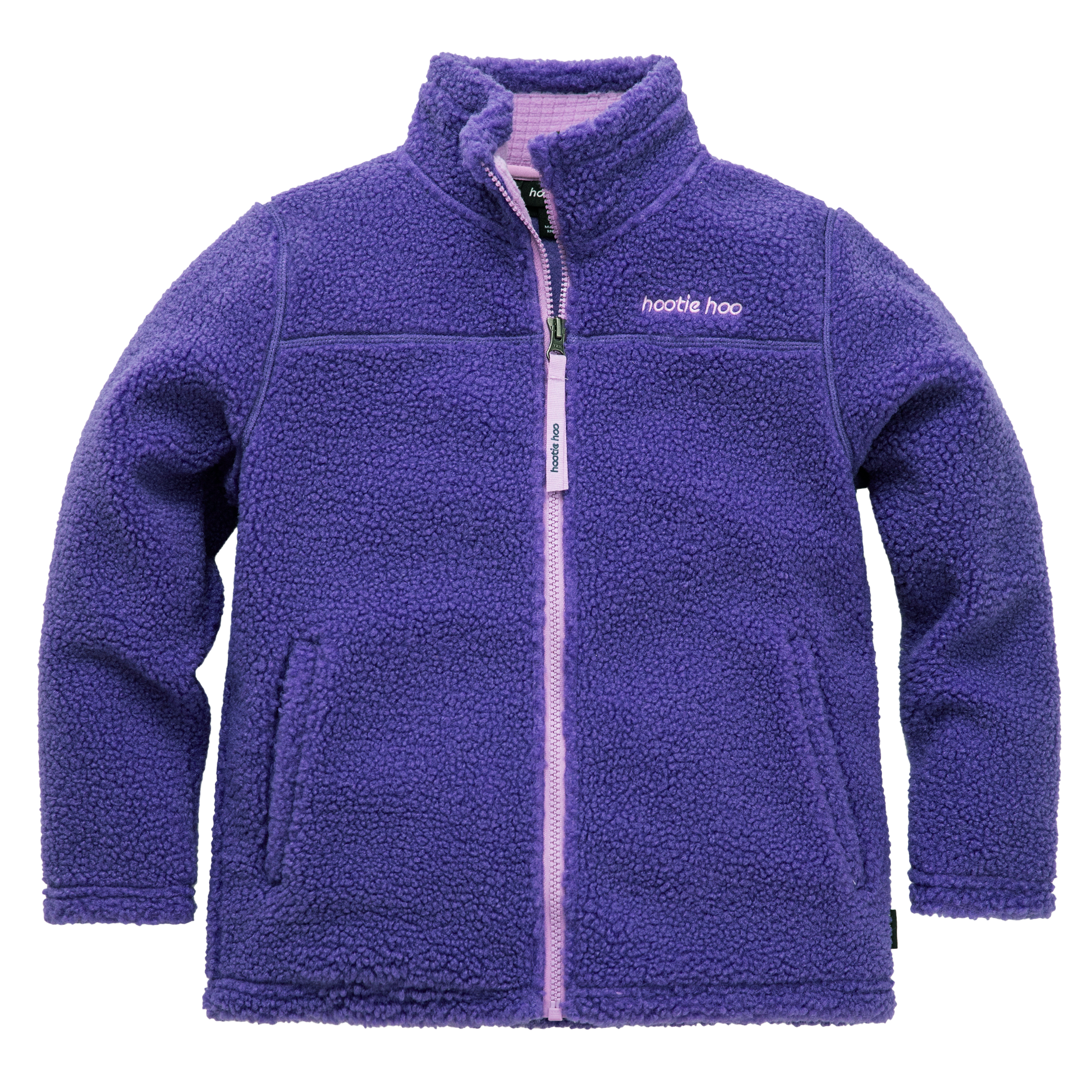 Kids Eyas Popcorn Fleece Jacket - Grape