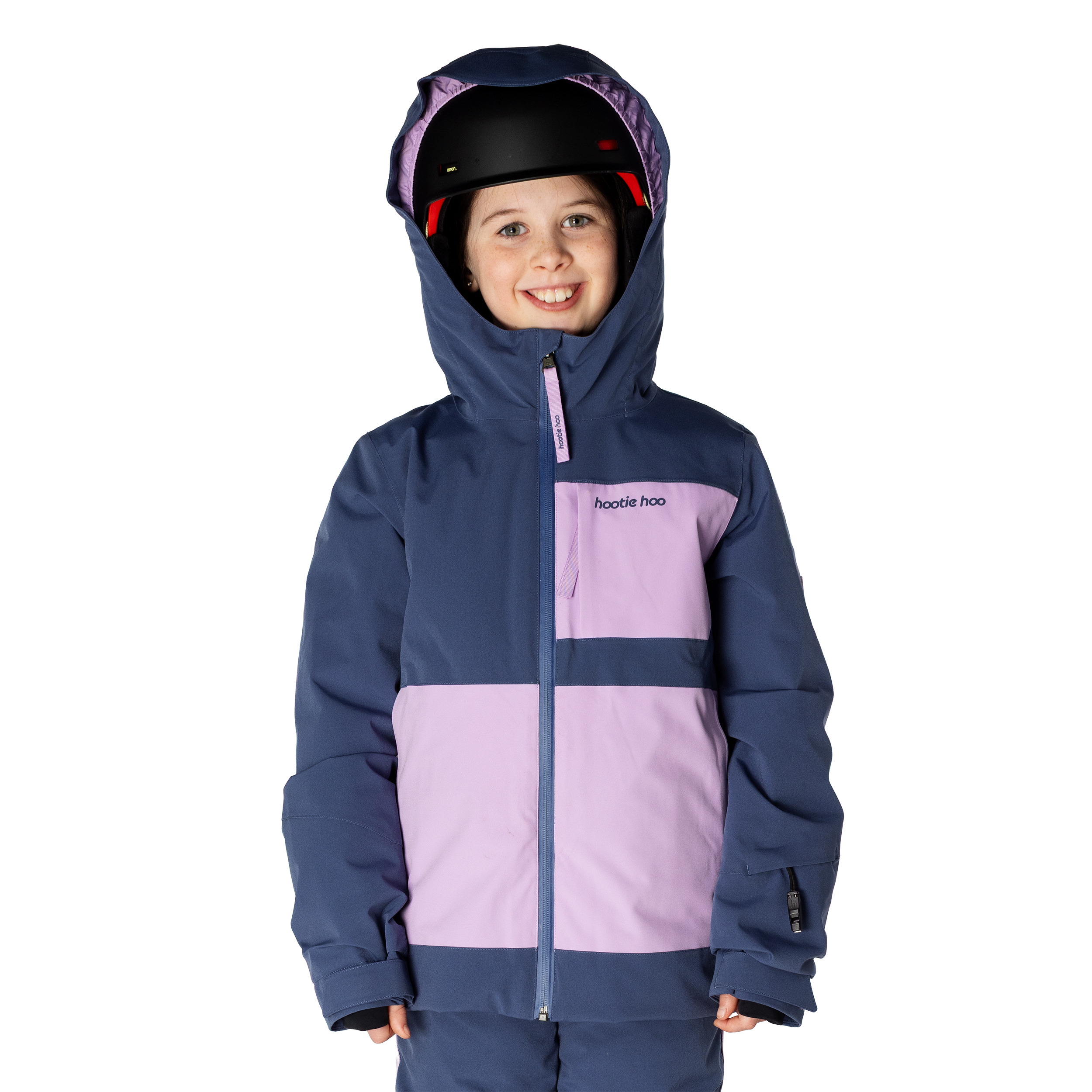 Kids Pinnakle Insulated Jacket - Sea Blue/Lavender