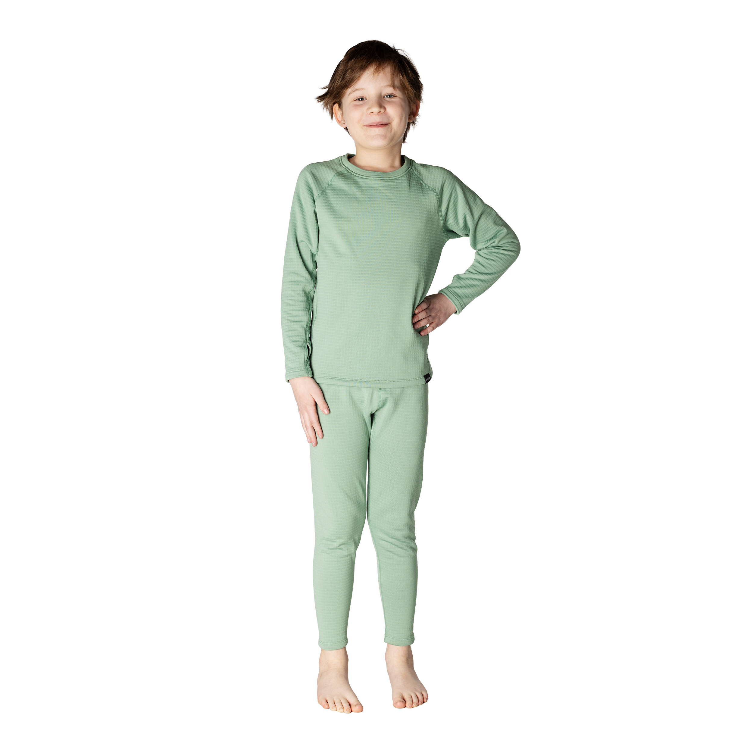 Kids Torrent Layering Fleece Set - Basil