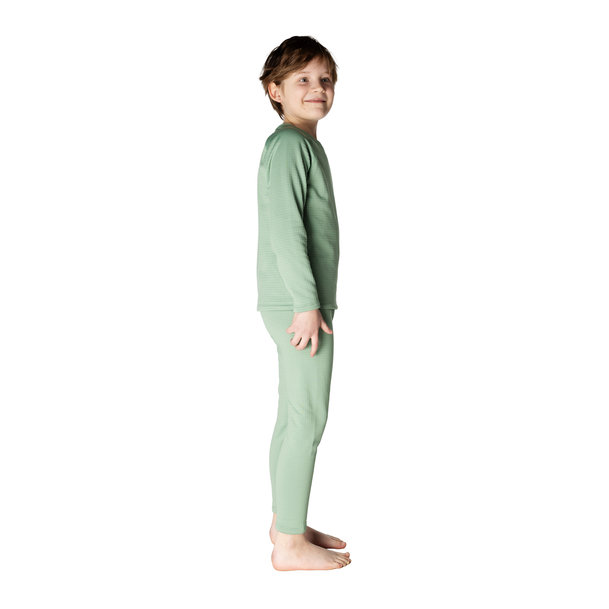 Kids Torrent Layering Fleece Set - Basil