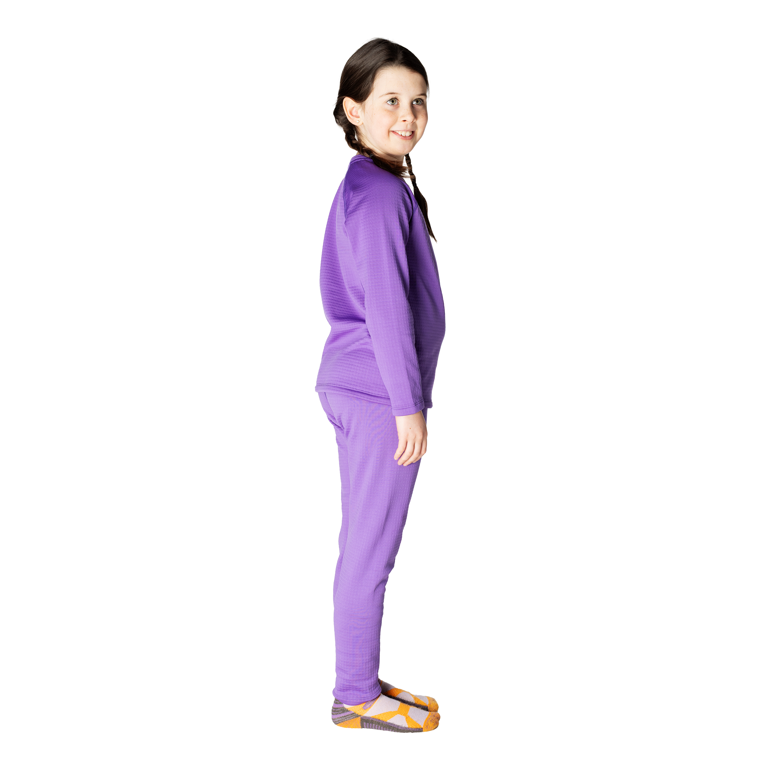 Kids Torrent Layering Fleece Set - Grape