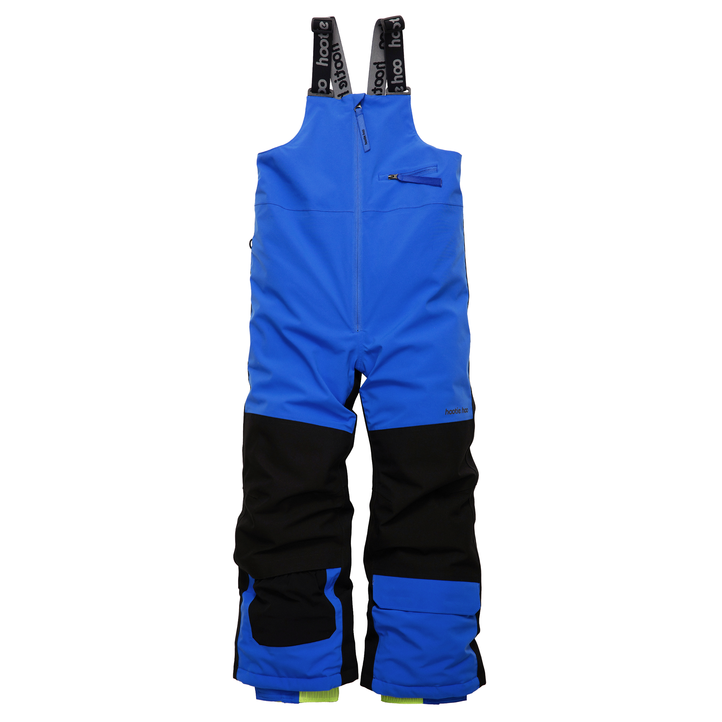 Kids Pinnakle Insulated Bib Snow Pants - Vivid Blue/Raven Black