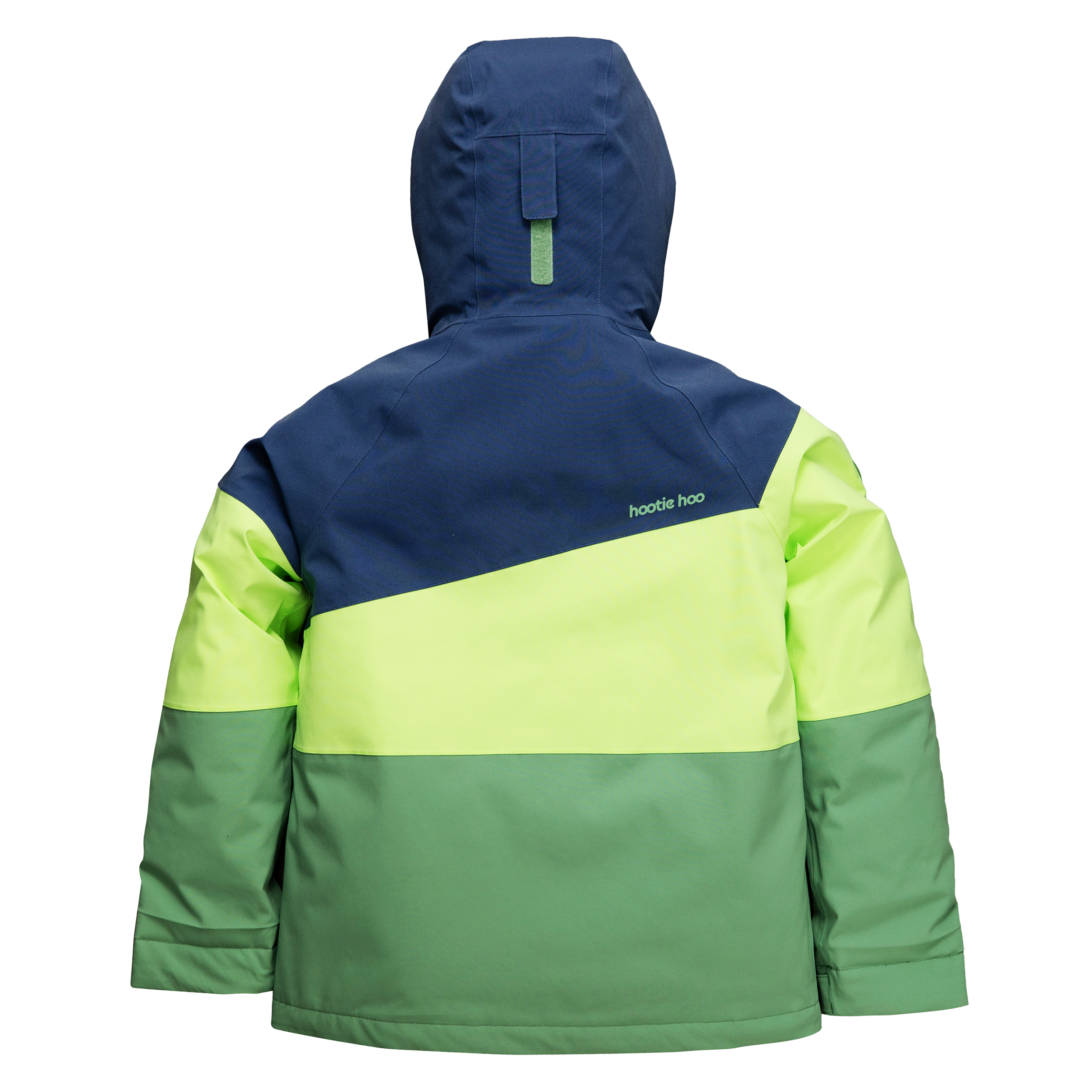 Kids Spruce Insulated Jacket - Sea Blue/Lime/Basil