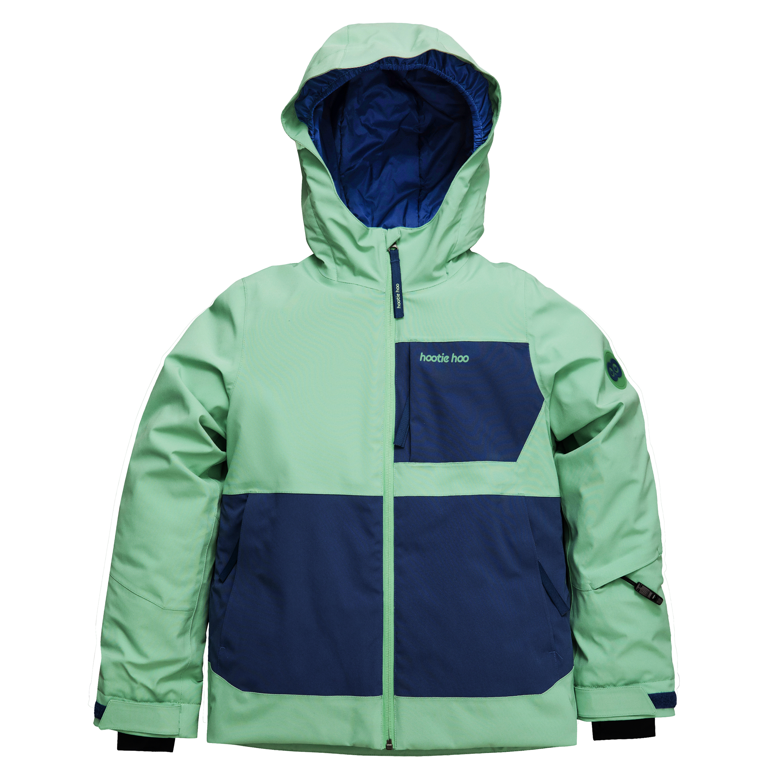 Kids Pinnakle Insulated Jacket - Basil/Sea Blue