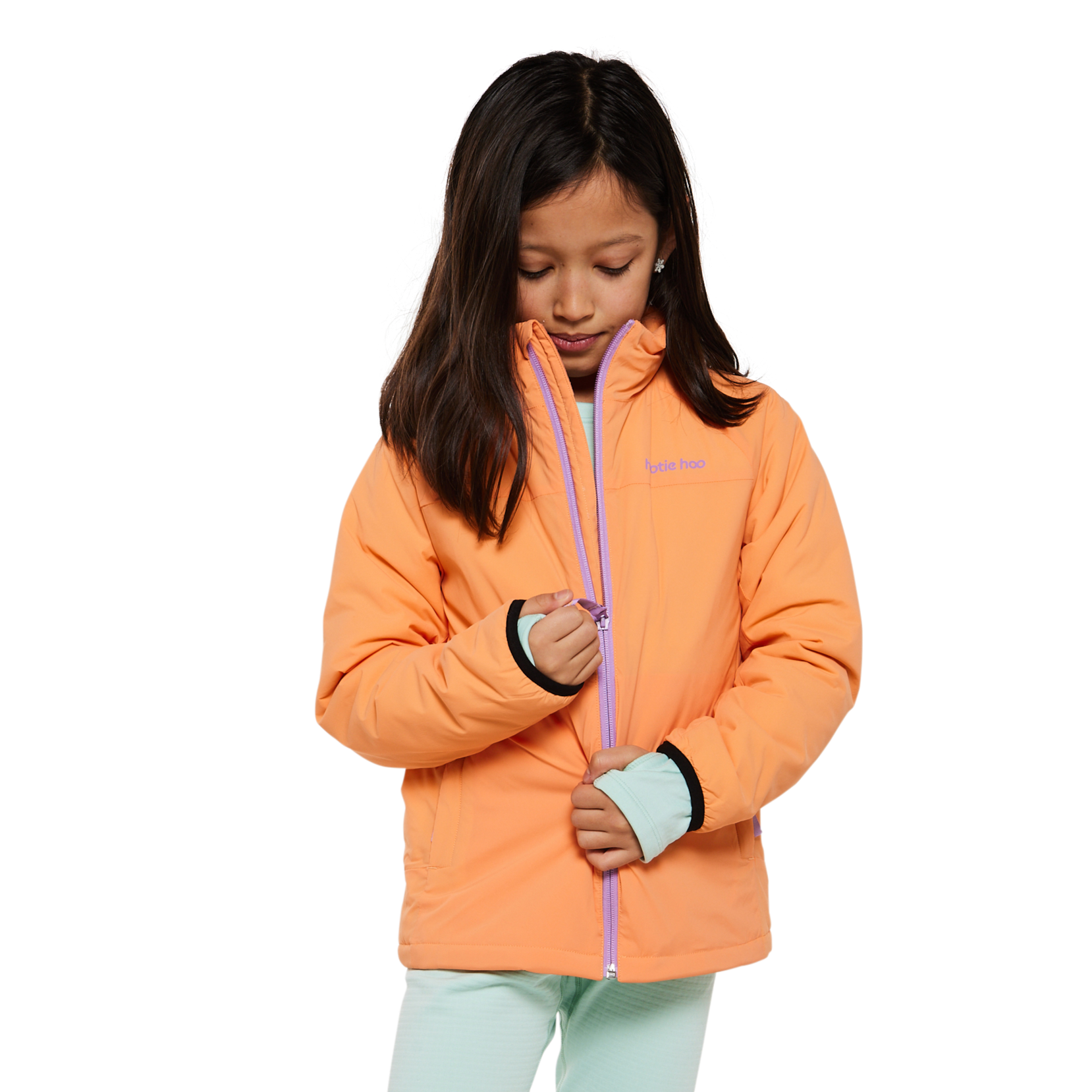 Kids Aurora Insulator Puffy Jacket - Apricot