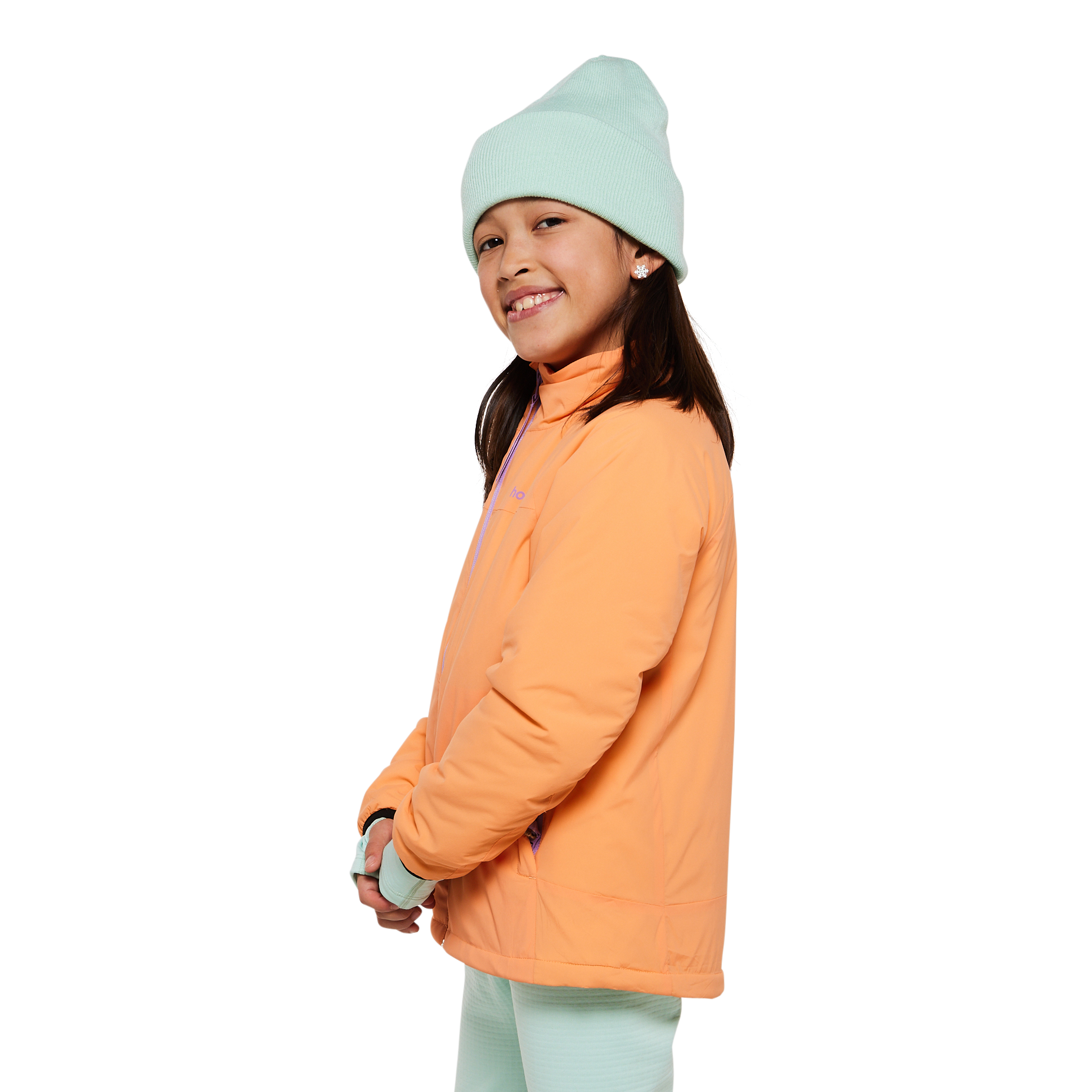 Kids Aurora Insulator Puffy Jacket - Apricot