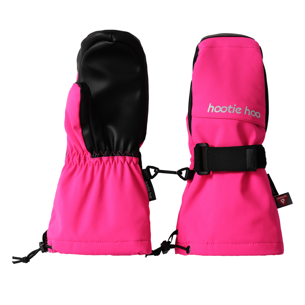 Kids Bearclaw Mittens - Hot Pink
