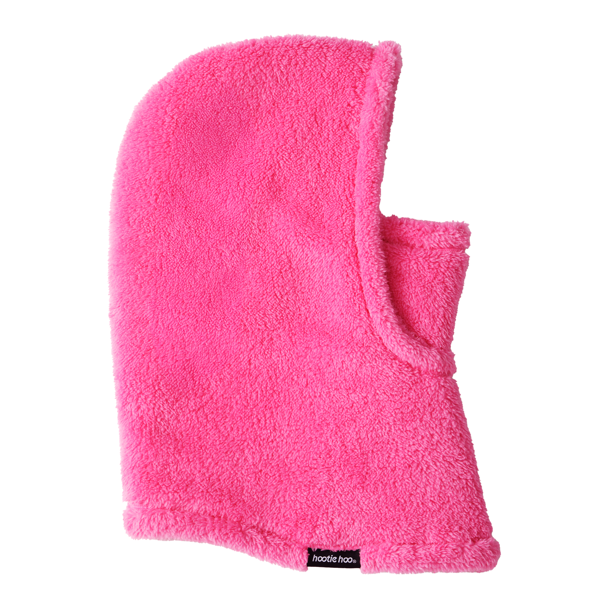 Kids Kozy Fleece Hood - Hot Pink