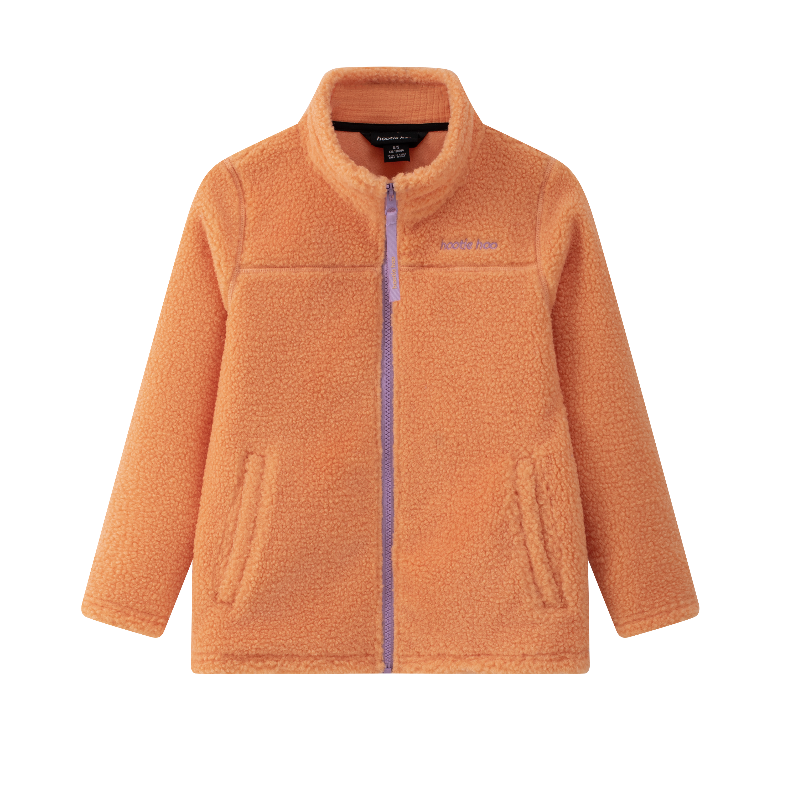Kids Eyas Popcorn Fleece Jacket - Apricot