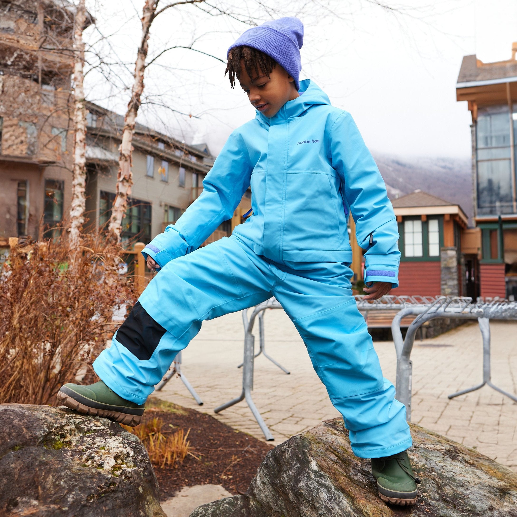 Kids Vista Insulated Snowsuit - Cyan