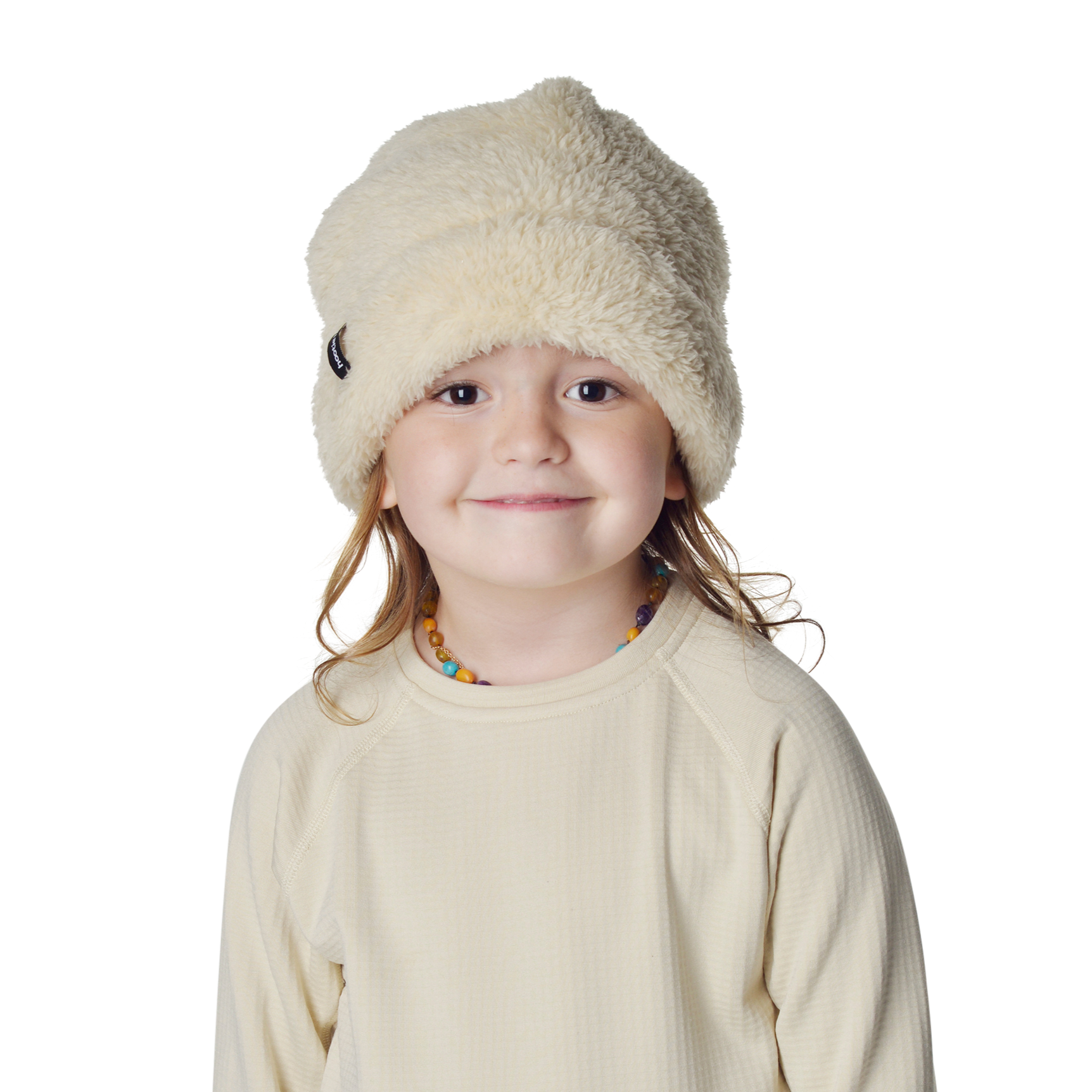 Kids Kozy Fleece Hat - Creme Brulee