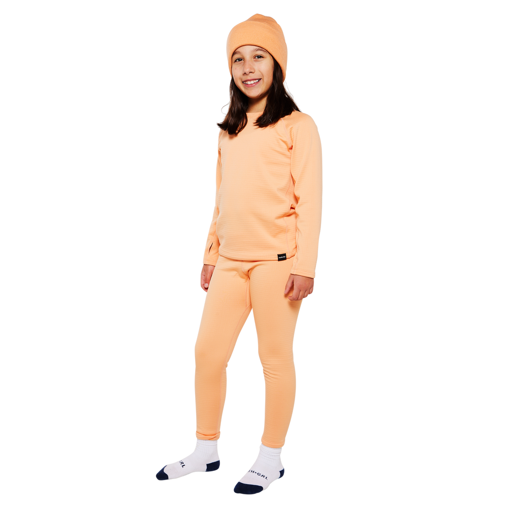 Kids Torrent Layering Fleece Set - Apricot
