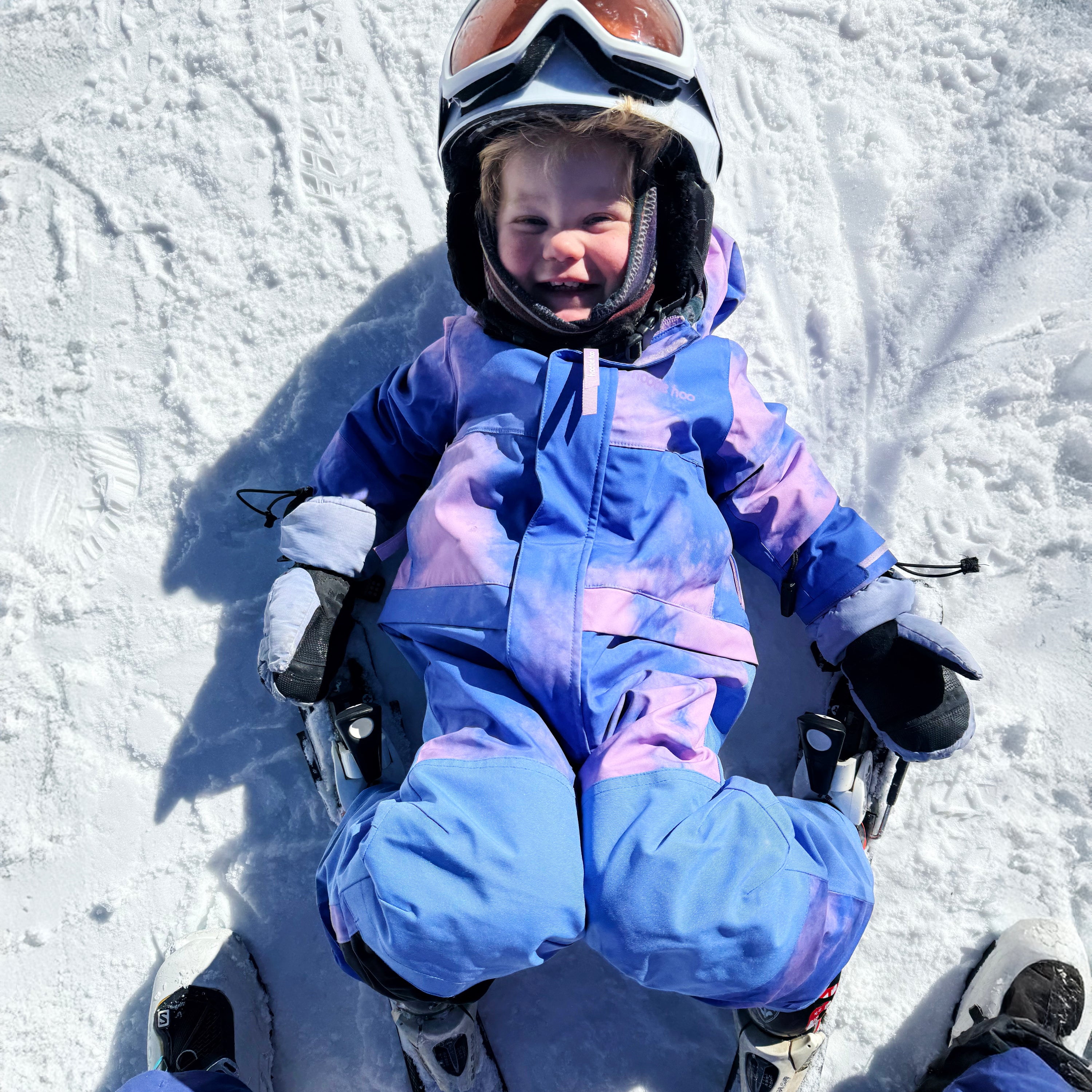 Kids Vista Insulated Snowsuit - Lavender Breezy Day