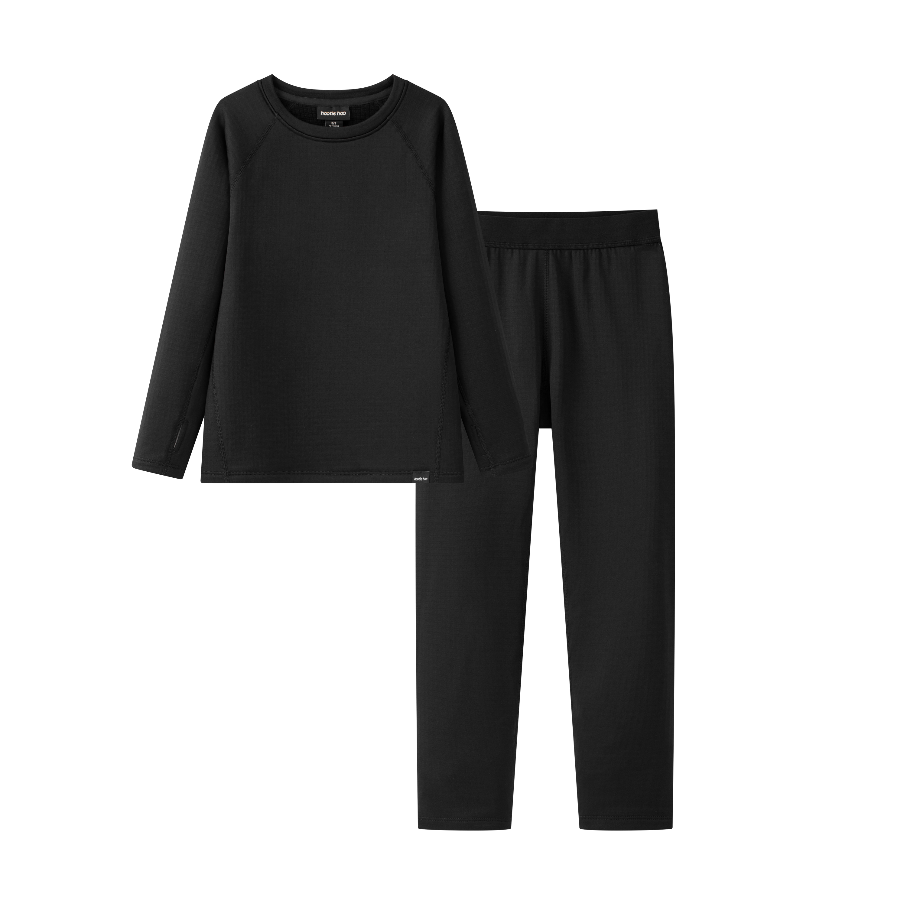 Kids Torrent Layering Fleece Set - Raven Black