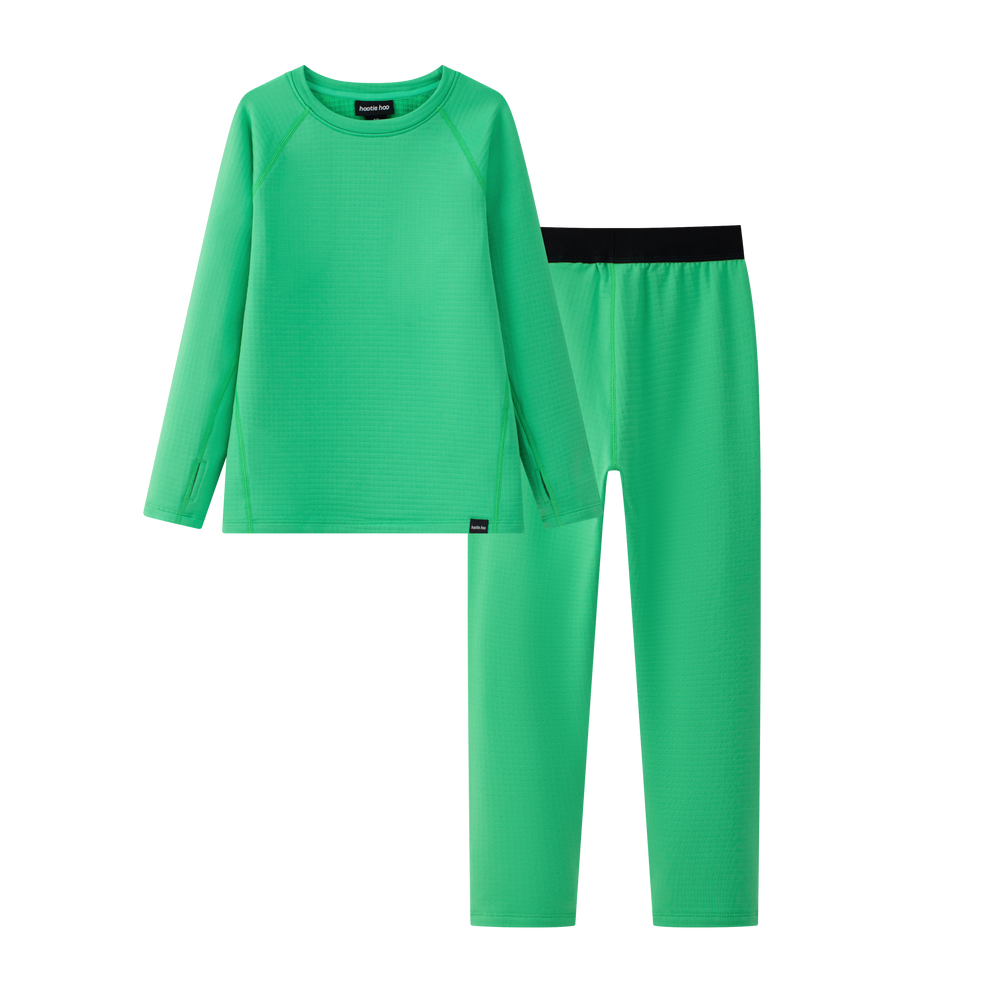 Kids Torrent Layering Fleece Set - Toucan Green
