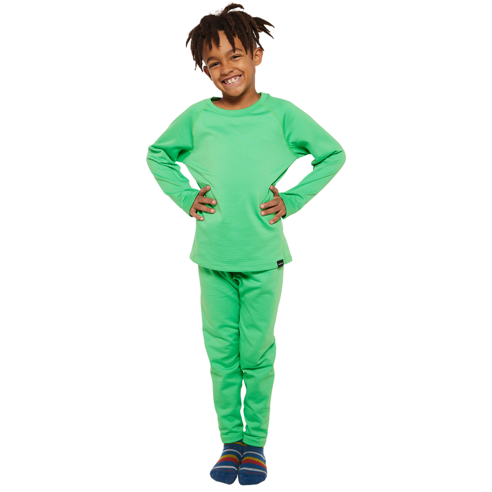 Kids Torrent Layering Fleece Set - Toucan Green