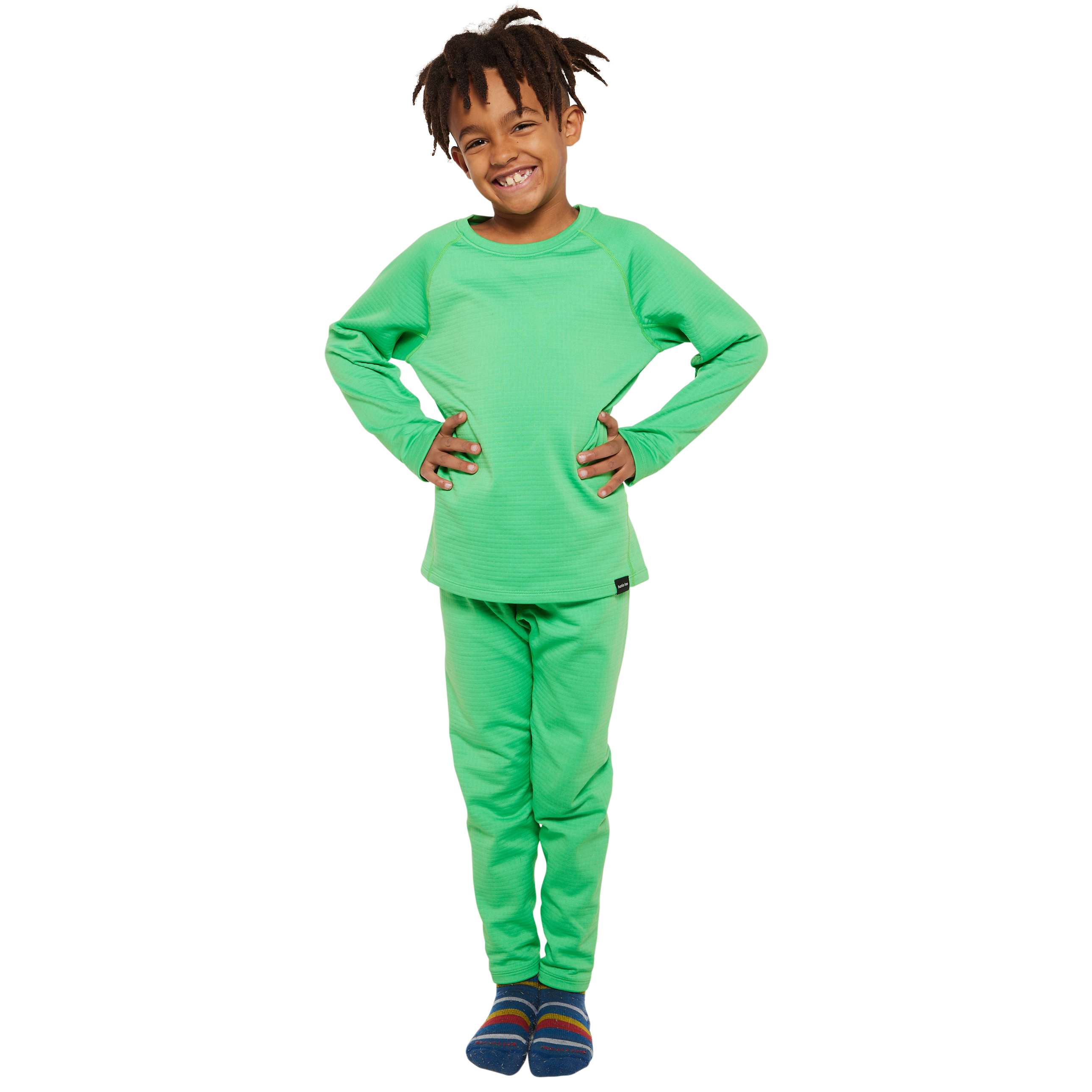 Kids Torrent Layering Fleece Set - Toucan Green