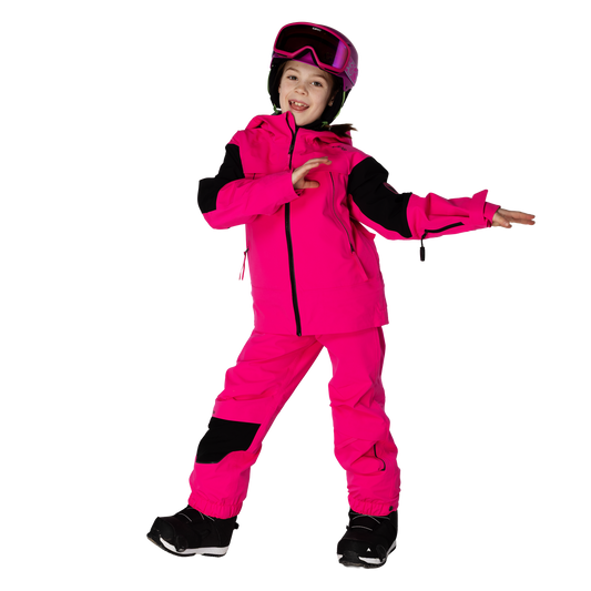 Kids Tiptop 3L Shell Jacket - Hot Pink