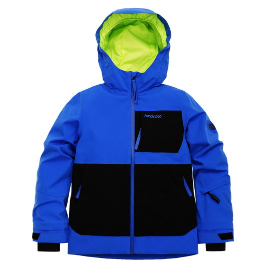 Kids Pinnakle Insulated Jacket - Vivid Blue/Raven Black