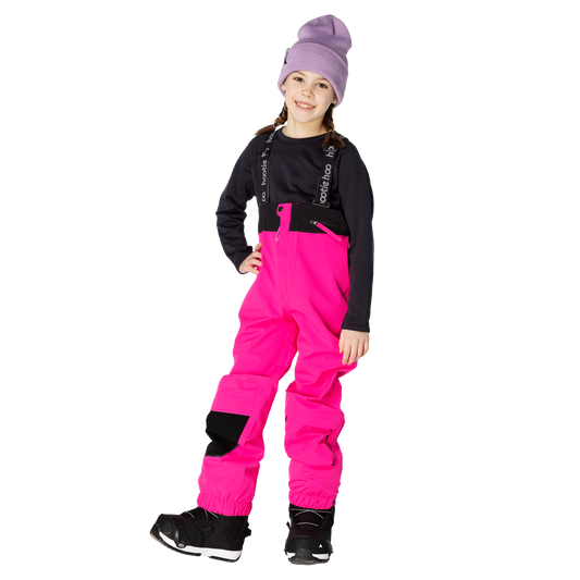 Kids Tiptop 3L Shell Bib Pants - Hot Pink