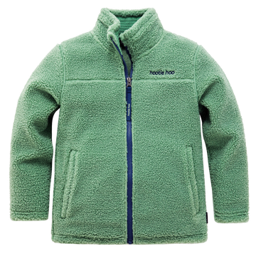 Kids Eyas Popcorn Fleece Jacket - Basil