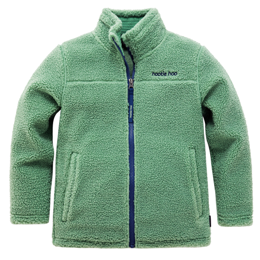 Kids Eyas Popcorn Fleece Jacket - Basil