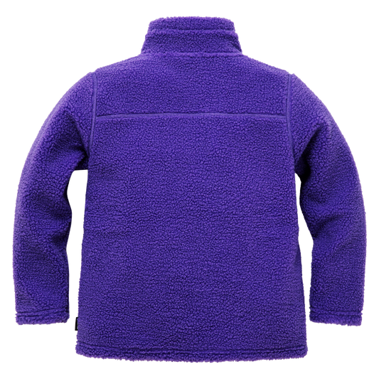 Kids Eyas Popcorn Fleece Jacket - Grape