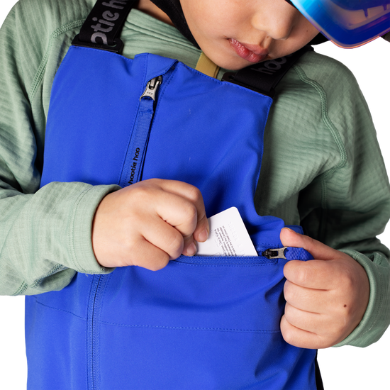 Kids Pinnakle Insulated Bib Snow Pants - Vivid Blue/Block Camo — clone-source reference (verify before publish)