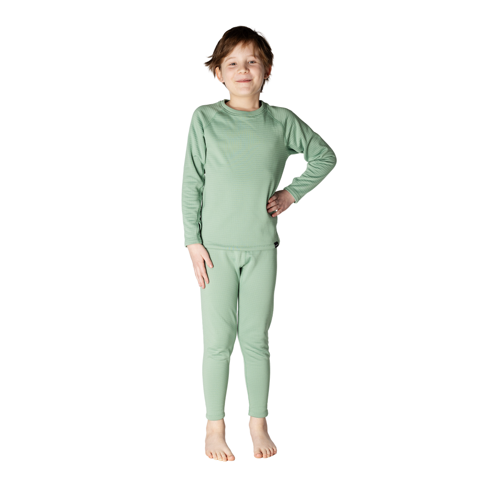 Kids Torrent Layering Fleece Set - Basil