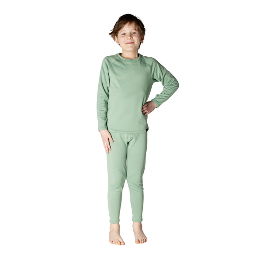 Kids Torrent Layering Fleece Set - Basil