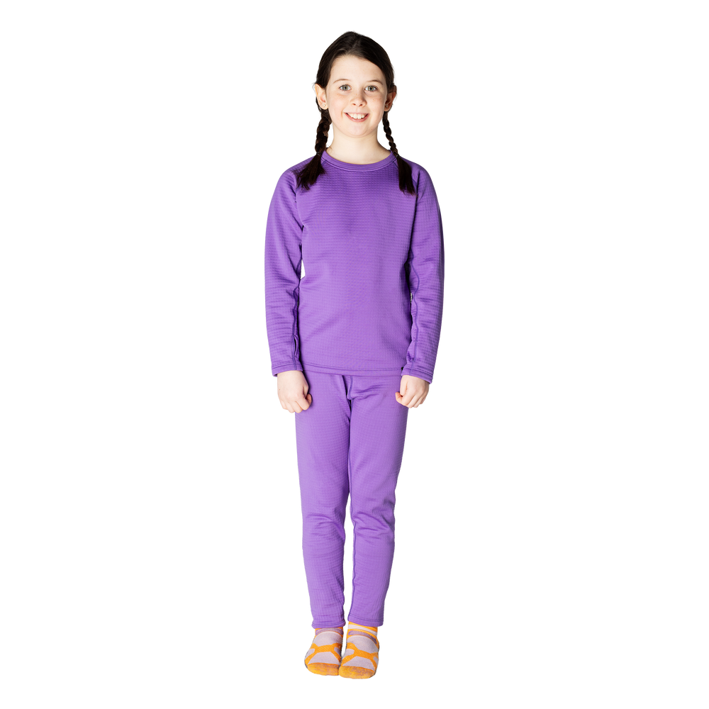 Kids Torrent Layering Fleece Set - Grape