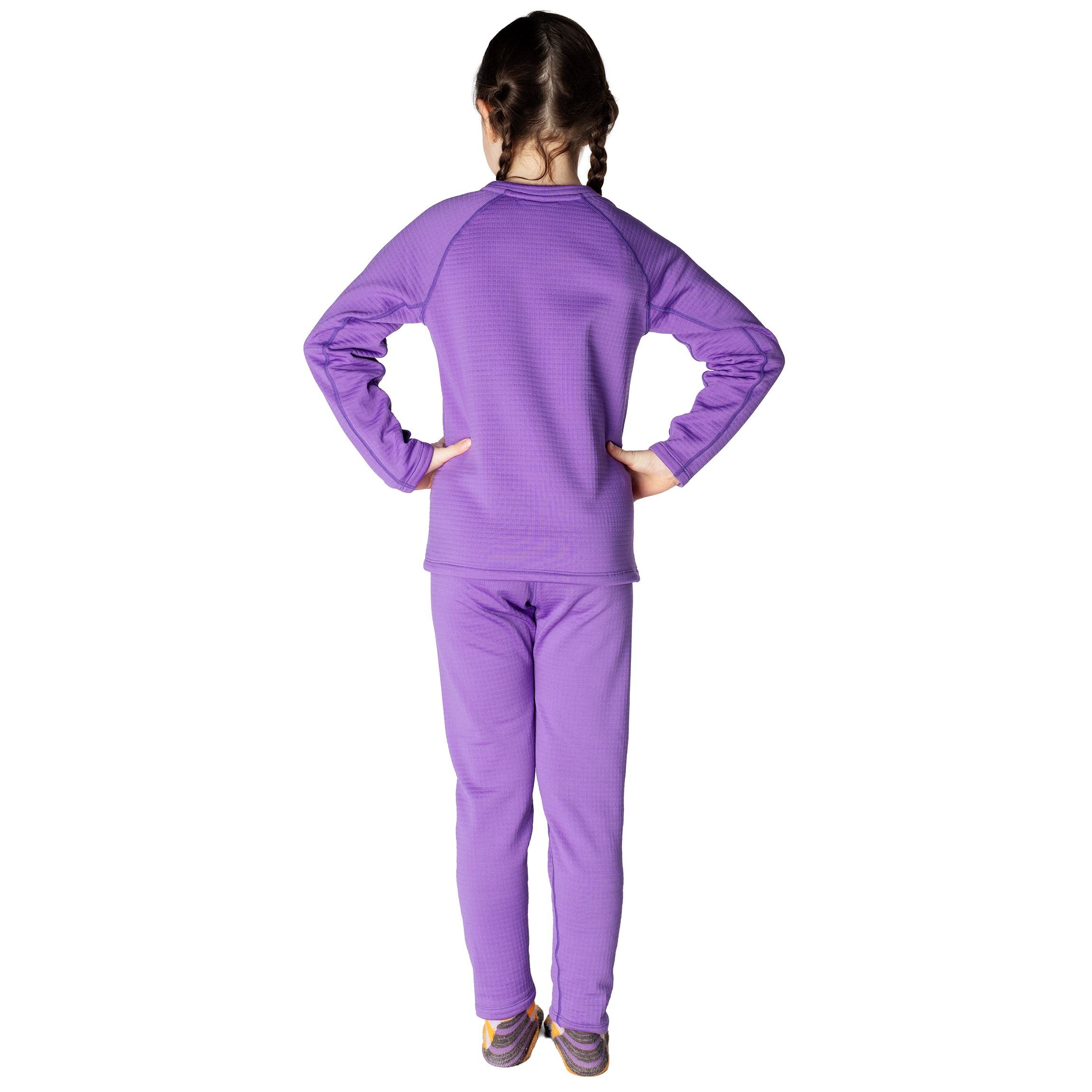 Kids Torrent Layering Fleece Set - Grape