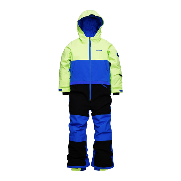 Kids Vista Insulated Snowsuit – Lime/Blue/Black | Warm