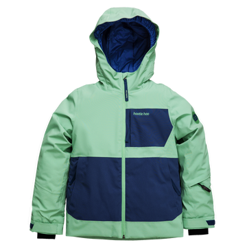 Kids Pinnakle Insulated Jacket - Basil/Sea Blue