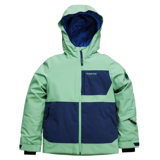 Kids Pinnakle Insulated Jacket - Basil/Sea Blue