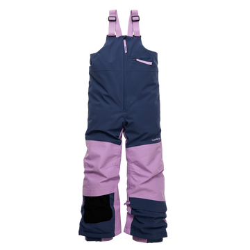Kids Pinnakle Insulated Bib Snow Pants - Sea Blue/Lavender
