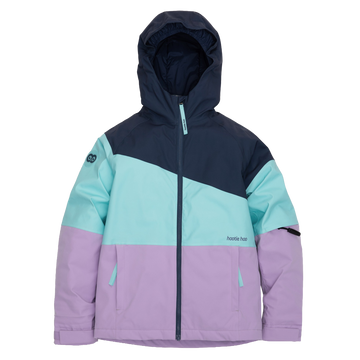 Kids Spruce Insulated Jacket - Sea Blue/Turquoise/Lavender