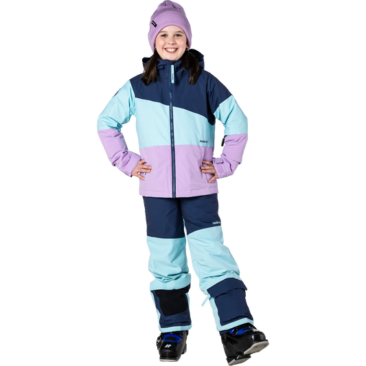 Kids Spruce Insulated Jacket - Sea Blue/Turquoise/Lavender