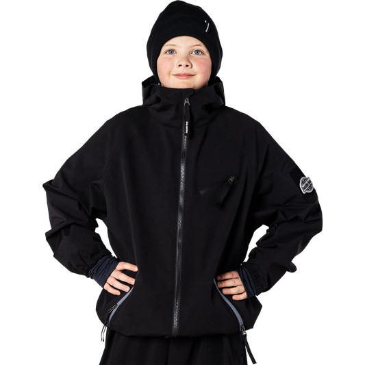 Kids Steeze 2L Shell Jacket - Raven Black