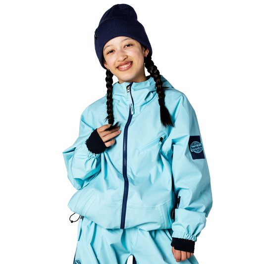 Kids Steeze 2L Shell Jacket - Turquoise