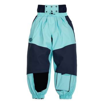 Kids Steeze 2L Shell Pants - Turquoise/Sea Blue