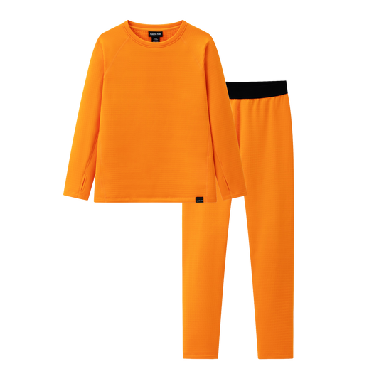 Kids Torrent Layering Fleece Set - Marigold