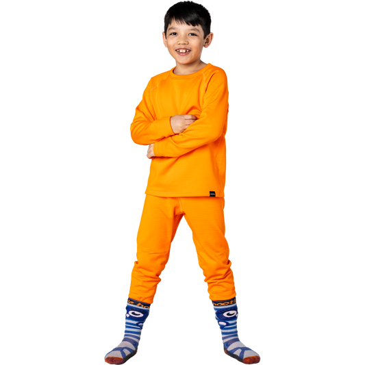 Kids Torrent Layering Fleece Set - Marigold