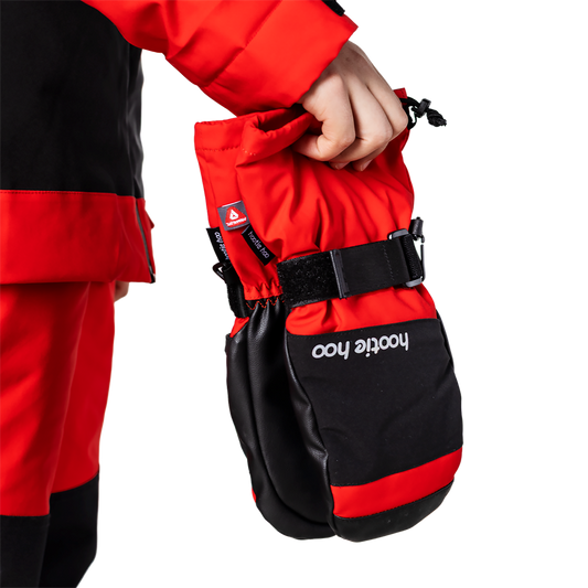 Kids Bearclaw Mittens - True Red/Raven Black